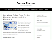 Tablet Screenshot of cordexpharma.com